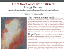 Tablet Screenshot of hoperyanenergytherapy.com